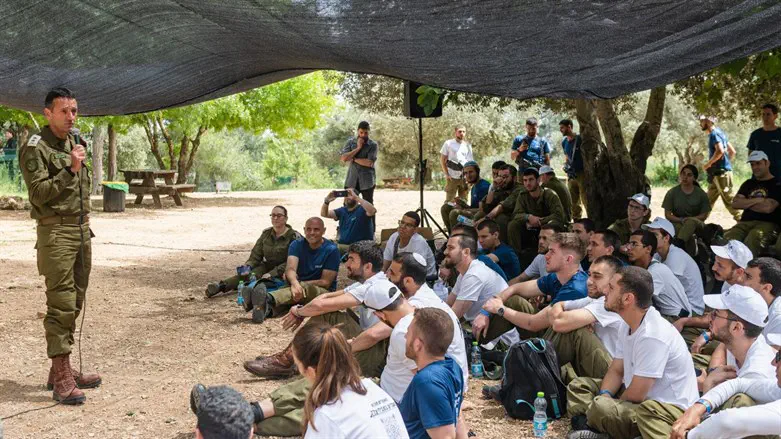 הרמטכ"ל בסיום הצעדה