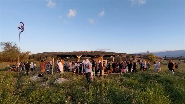 תפילה ברמת ארבל