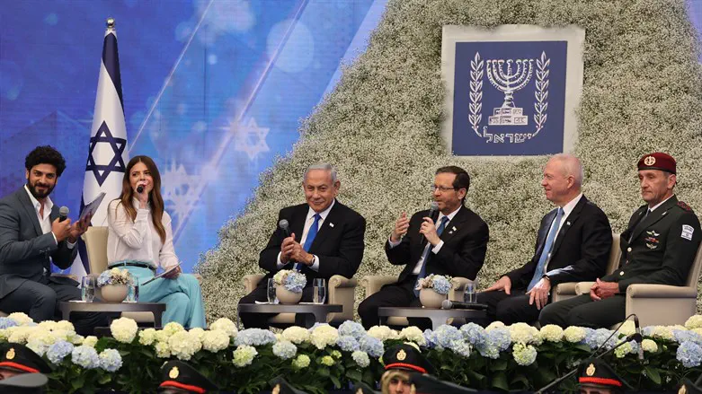 טקס החיילים המצטיינים וחגיגות עצמאות בבית הנשיא