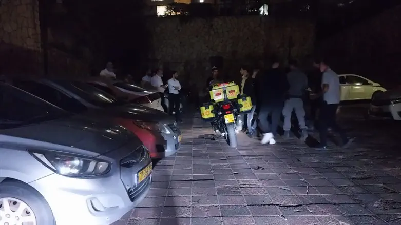 זירת האירוע באלעד