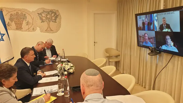 ח"כ אדלשטיין בשיחה עם ראשי פורום המדינות הבלטיות