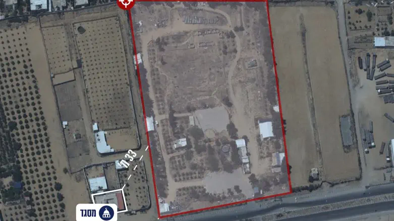 מחנה אימונים של חמאס 33 מטרים ממסגד