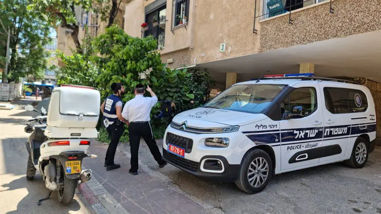 משטרה בבני ברק. ארכיון