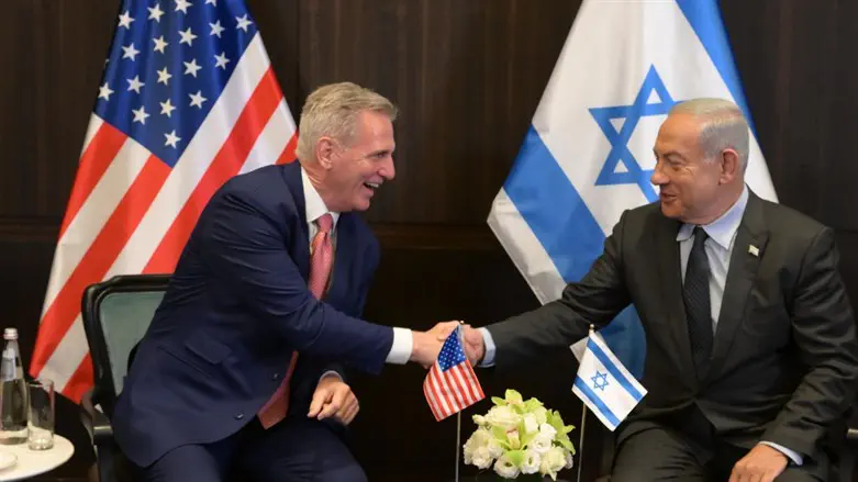 Кевин Маккарти и Биньямин Нетаньяху