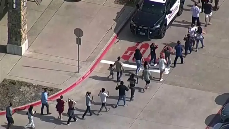 Scene of shooting in Allen Premium Outlets mall near Dallas