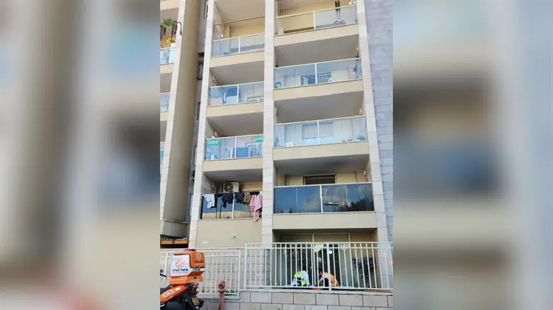 Scene of incident in Ashdod