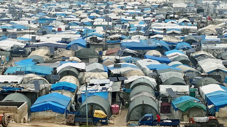 refugee camp in Syria