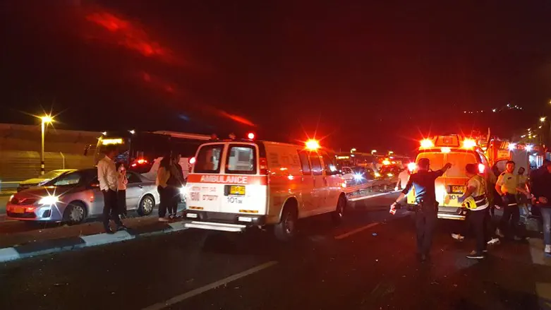 Место аварии. Иллюстрация