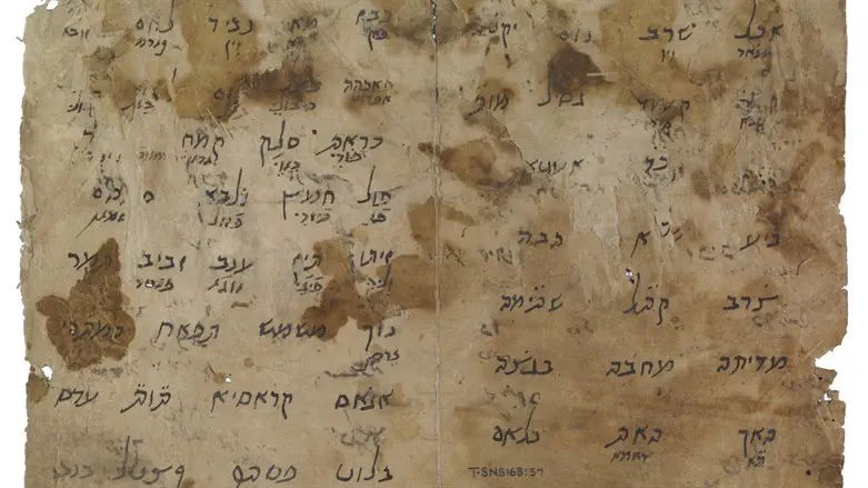 Two pages in Maimonides’ handwriting