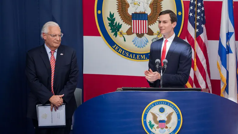 Friedman and Kushner ate Embassy opening