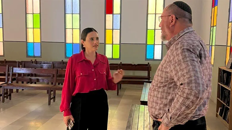איילת שקד בבית הציונות הדתית