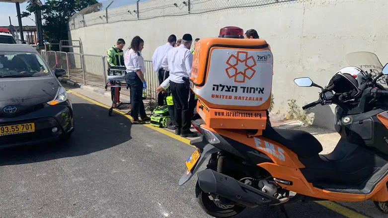 The scene of the incident at the Hashmonaim Crossing