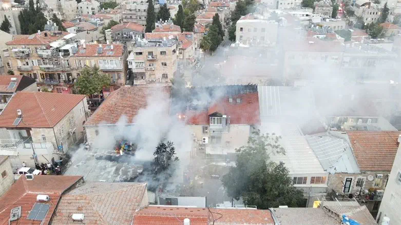 שריפה במאה שערים 