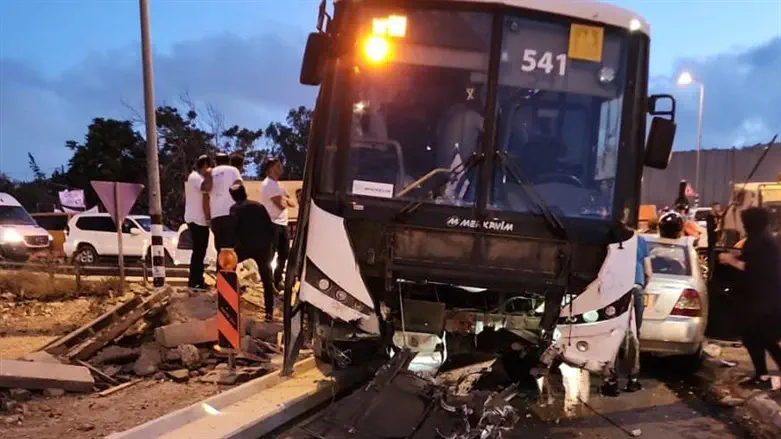 זירת התאונה