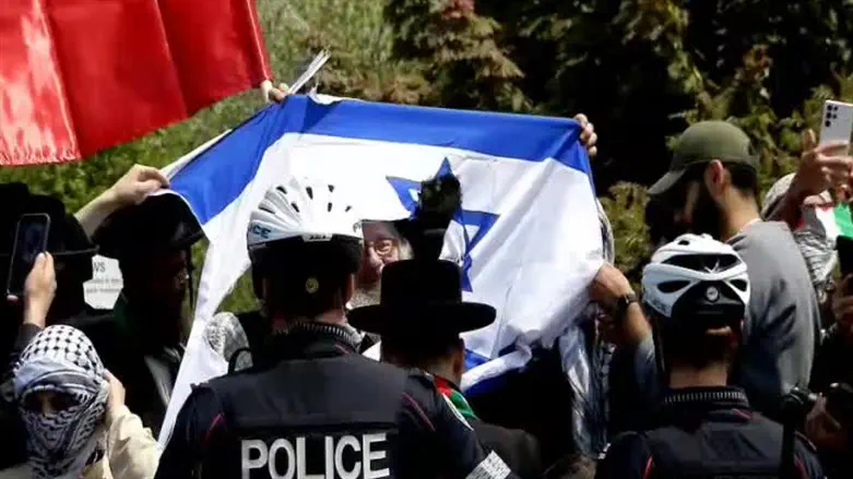 אירוע אנטי ישראלי בטורונטו. ארכיון