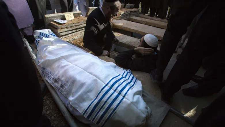 Body prepared for burial