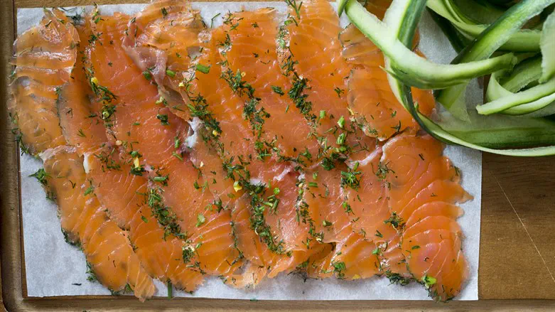 גרבלקס - סלמון כבוש