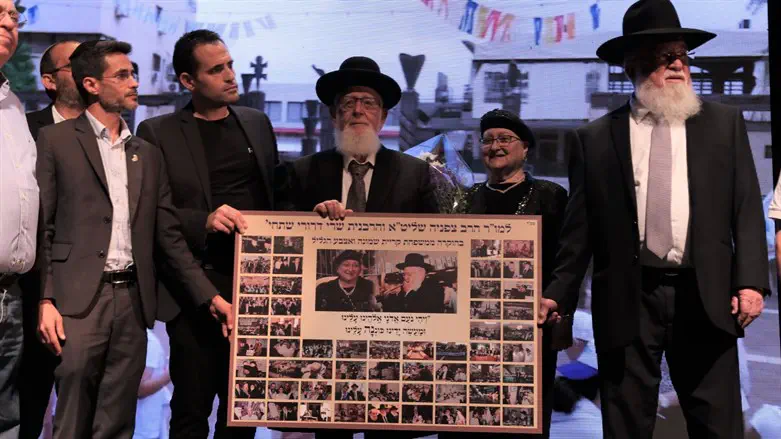 הרב דרורי בערב ההוקרה לכבודו