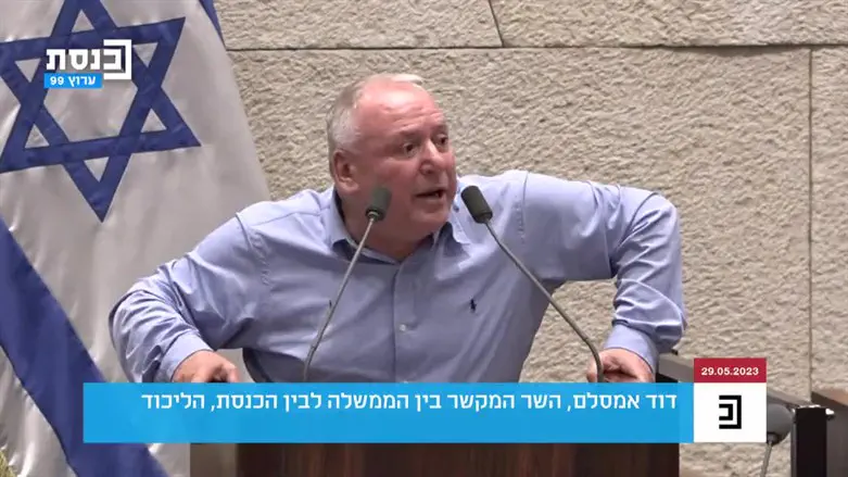 דודי אמסלם במליאה