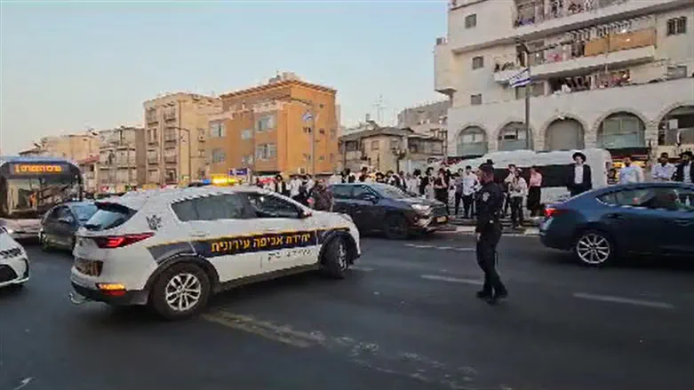 זירת המעצר בבני ברק