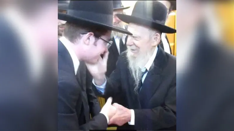 הרב גרשון אדלשטיין וצבי לוי