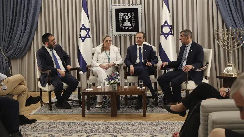 Sheba marks 75th anniversary with President Isaac Herzog