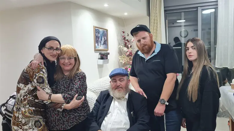 גיטי קליינרמן עם משפחת רוטבן