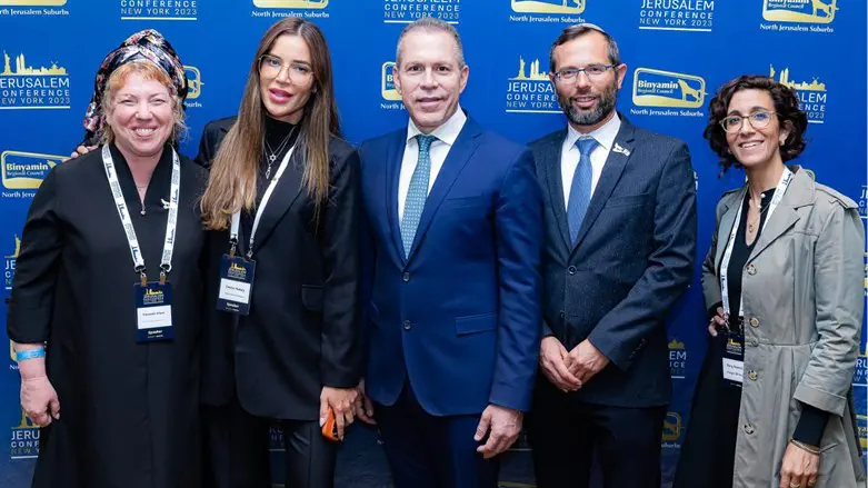 Yisrael Gantz leads Binyamin delegation, meets with Gilad Erdan