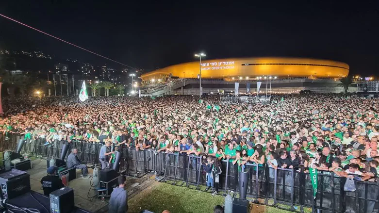 חגיגות האליפות לפני שבועיים