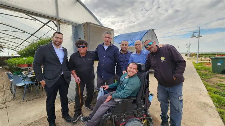 וסרלאוף בביקור בעדי נגב