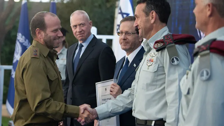 טקס יחידות מצטיינות במילואים