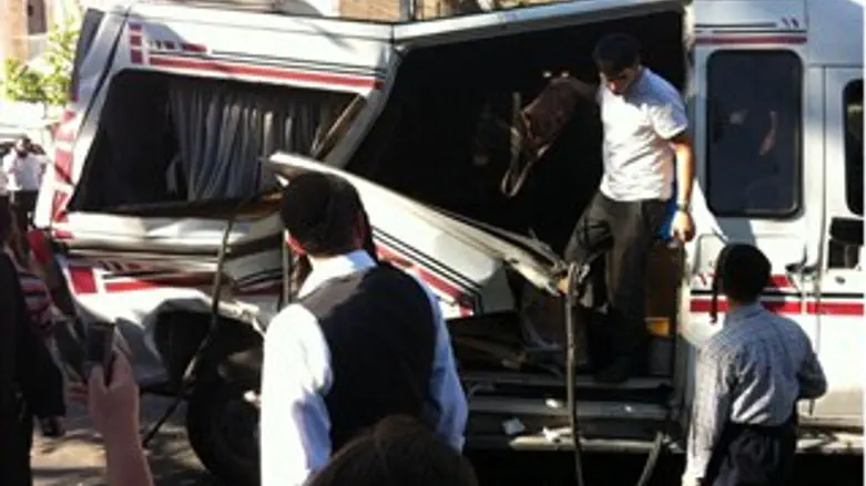 הטרנזיט שנפגע