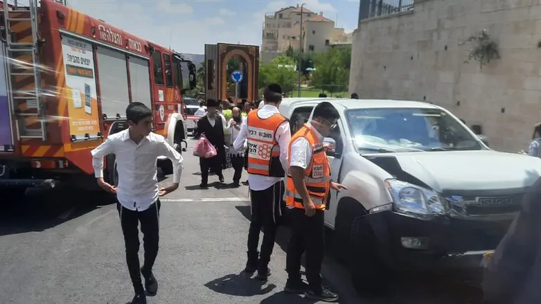 זירת התאונה