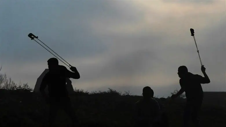 Stone Throwing, (Illusrtative)