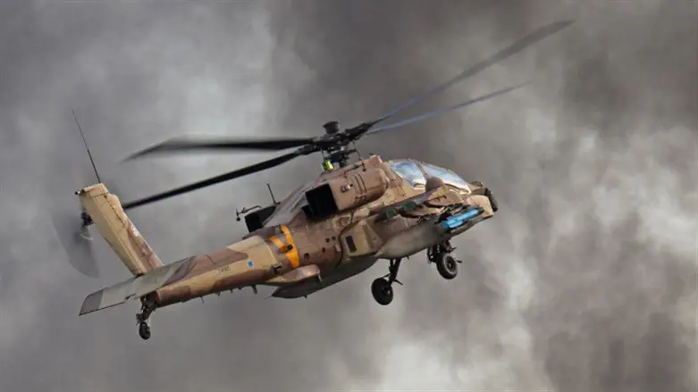 Боевой вертолёт ЦАХАЛа AH-64 Apache