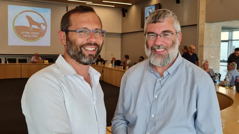 הרב ישי איתן וישראל גנץ