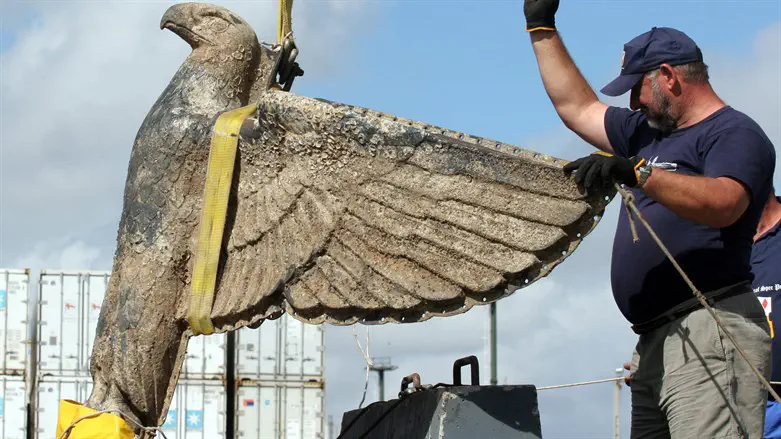 Bronze eagle from the Nazi warship the Admiral Graf Spee