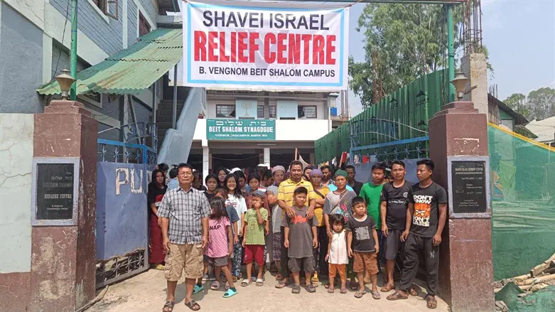 Over 100 Bnei Menashe have taken shelter in a synagogue in Mizoram