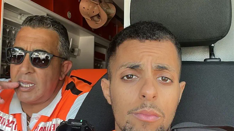 United Hatzalah medics at the scene