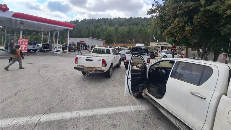 זירת הפיגוע בעלי