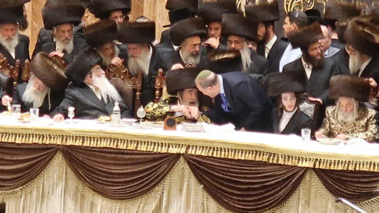 יחיאל לסרי אצל האדמו"ר מויז'ניץ