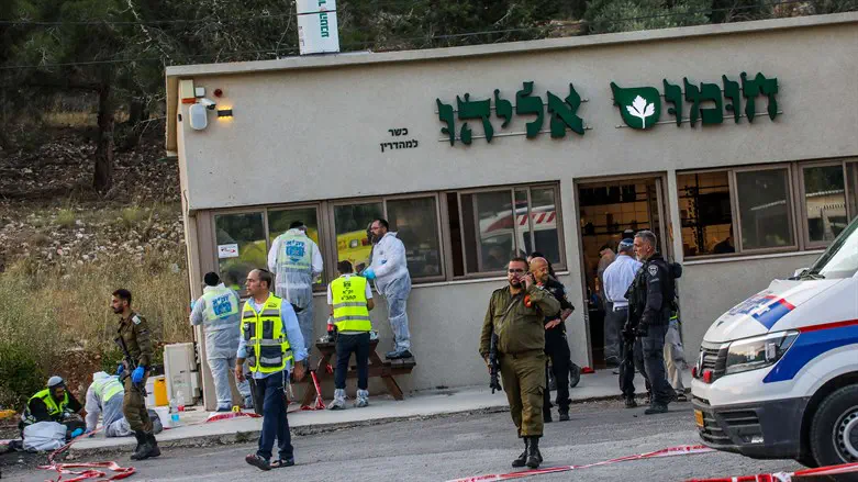 זירת הפיגוע