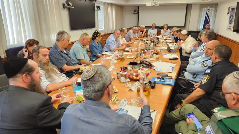 מפגש ראשי הרשויות עם השר בן גביר