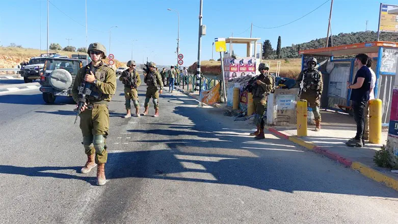 Scene of the incident at Tapuah Junction