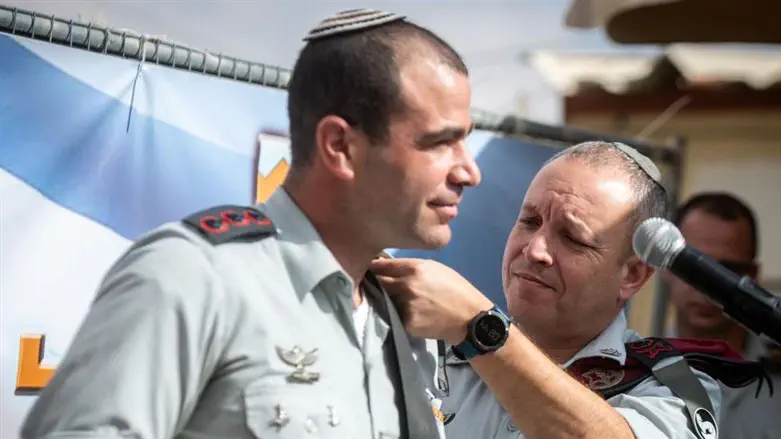 מפקד חטיבת "פארן" הנכנס אלוף-משנה שמר רביב