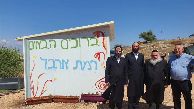 השר גולדקנופף ברמת ארבל