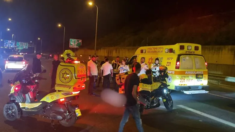 זירת התאונה