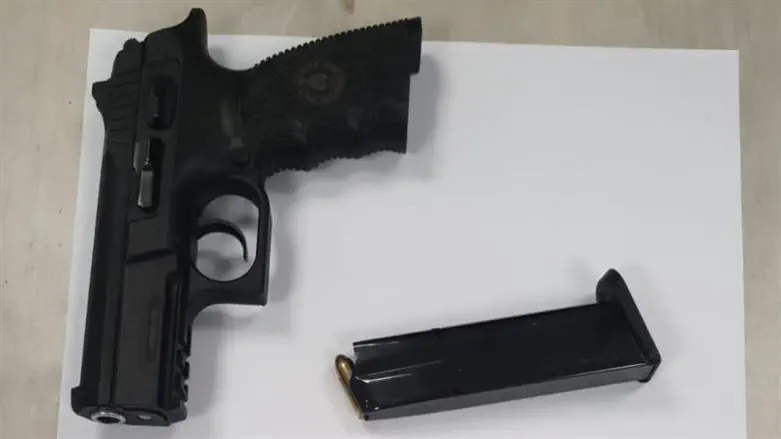 The pistol found in an Aro'er preschool