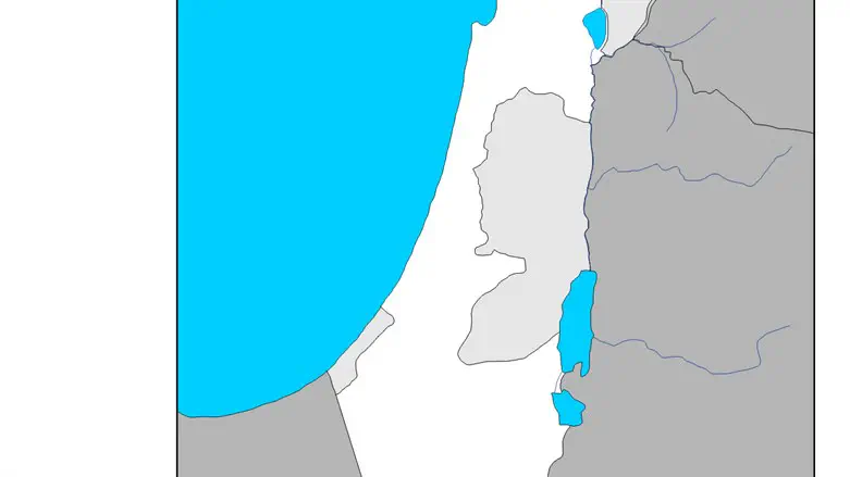 map of Israel
