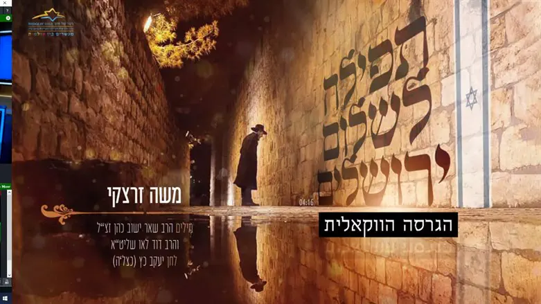 Praying for the peace of Jerusalem